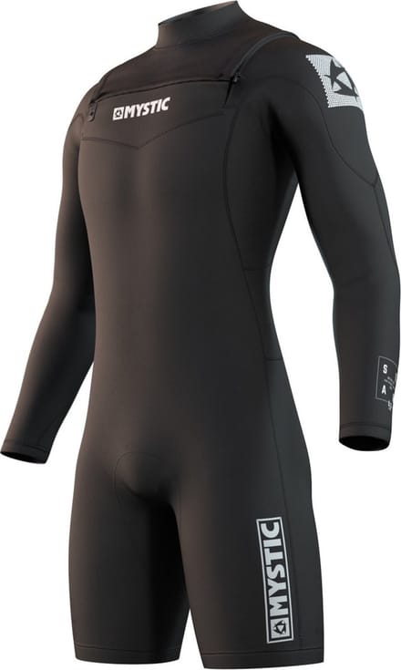 Star Longarm Shorty 3/2mm Double Fzip - Black