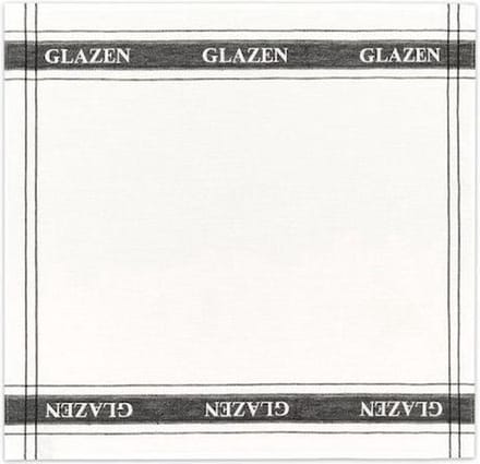 DDDDD Glazen Glazendoeken/poleerdoekenset - Wit - 3 Stuks