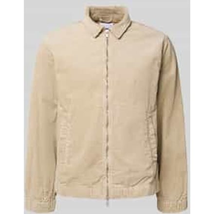 Regular fit overhemdjack in corduroy look met platte kraag Model 'Seersucker'