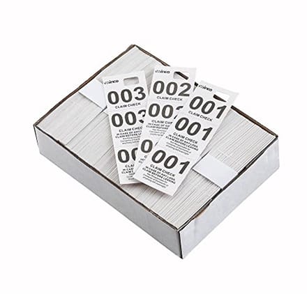 Geruite Jas in Witte Kleur, 500 Per Doos - Perfect voor de Professionele Keuken