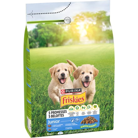 Friskies Junior Honden droogvoer - Kip, Melk & Groenten - 3000g