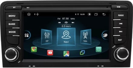 Autoradio - Geschikt voor Audi A3 8P S3 RS3 Sportback 2003-2012 Android 15 CarPlay/Auto/WIFi/GPS/RDS/DSP/5G