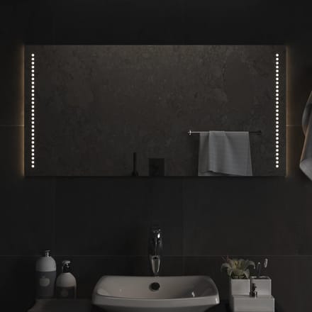 vidaXL Badkamerspiegel LED 50x100 cm
