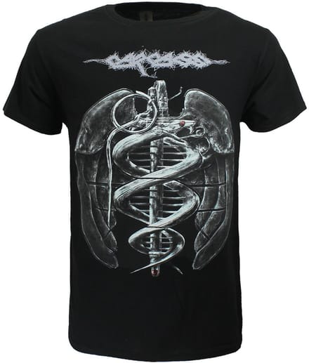 Carcass Snake Grenade T-Shirt - Officiële Merchandise - L