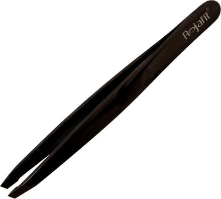 Rojafit  Professionele Pincet schuin 9,5 cm-Gun Metal