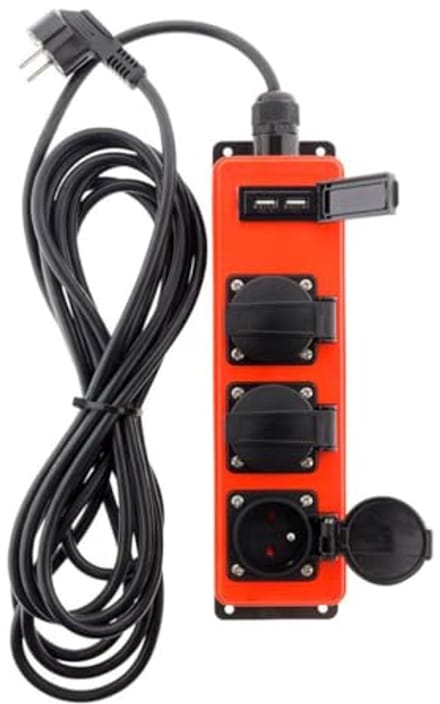 Aftakdoos IP54 met kwartslag schroefdeksel - Grijs