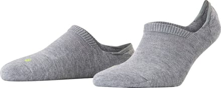FALKE Cool Kick onzichtbar eenkleurig functioneel materiaal footies dames grijs - maat 37-38