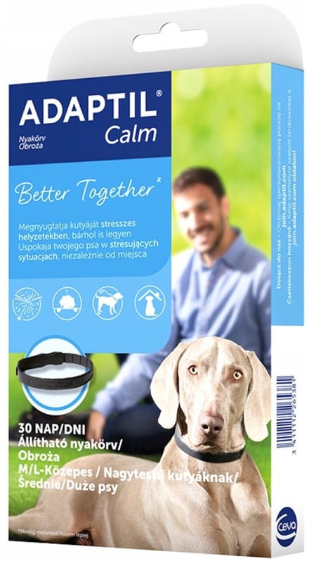 Ceva Adaptil - Kalmerende Hondenhalsband - 70 cm - Feromonen - Angstvermindering
