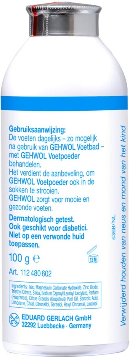 Gehwol Voetpoeder - 2 x 100 gr - Voordeelverpakking