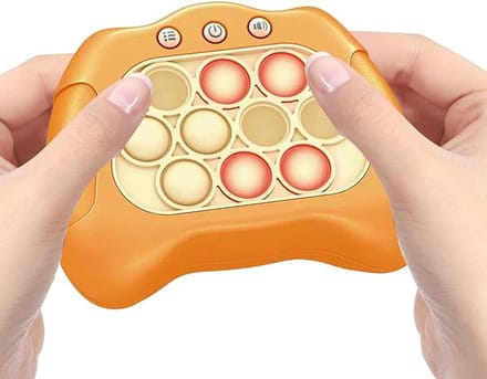 Igoods Pop It Spel - Anti-stress Pop-it Spel - Fidget Spel - Gameconsole - Concentratie en Motoriek - Geel