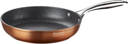 Grote Metallic Koekenpan 32 cm met Antiaanbaklaag en Inductie Geschikt