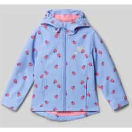 Regular fit softshell-jack met reflecterende elementen