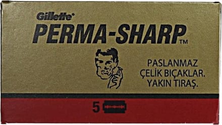 Perma-Sharp Double Edge Blades | Gillette (5st)