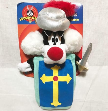 Looney Tunes Sylvester Als Ridder Poppekast Pop