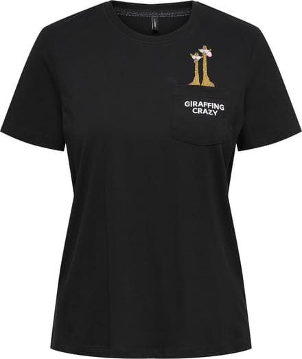 ONLY - ONLPOLLI LIFE REG S/S POCKET TOP BOX JRS - Meisjes - T-shirts