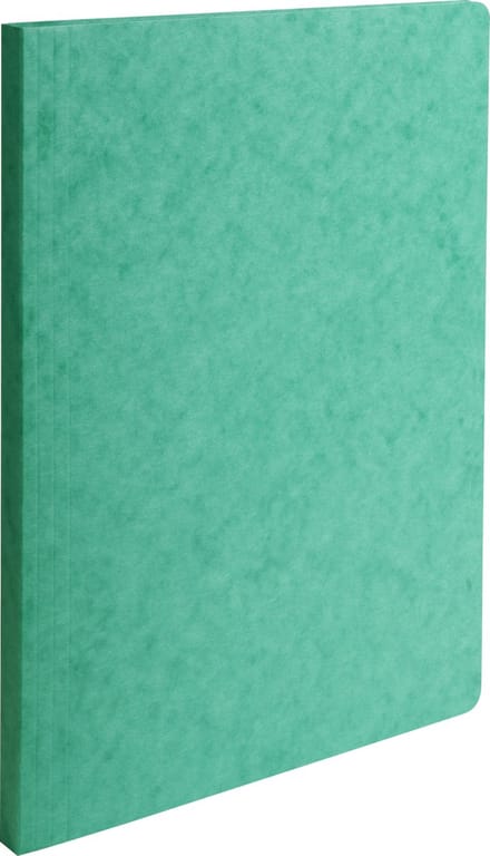 Exacompta 50x Map met gerilde rug in glanskarton 400g/m2 - 24x32cm - Groen - 11503H