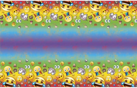 UNIQUE - Plastic Emoji Rainbow tafelkleed - Decoratie > Tafelkleden, placemats en tafellopers