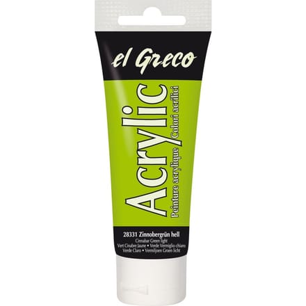 KREUL el Greco Acrylic - Vermiljoen Groen-Licht