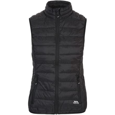 Trespass Dames/dames Teeley Packaway Gilet (Zwart)