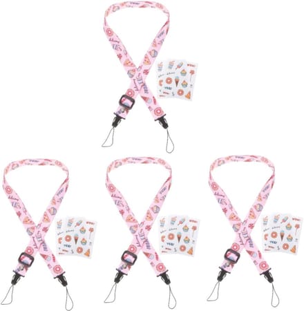 Instant Camera Accessoires Set - Camera Stickers Riem - Camera Decoratie - Verstelbare Draagriem - 63 x 2 cm - Gekleurd