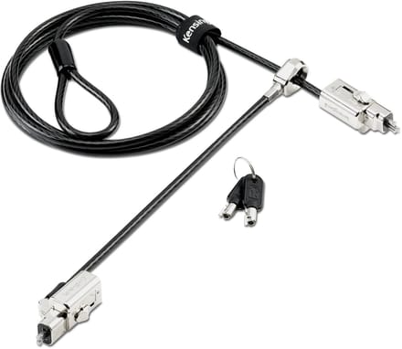 Universal 3-in-1 2.0 Keyed Dual Lock Head Laptop Lock
