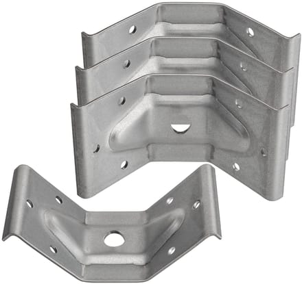 4 x tafelpootbeslag 60 x 100 mm verbindingen van frames en tafelpoten