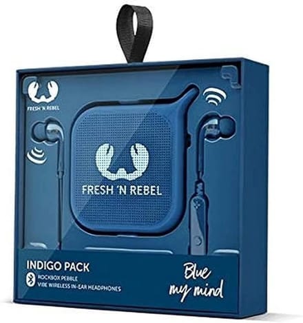 Draagbare Luidspreker - Mono Speaker - Muziek Streamen - Waterbestendig Ontwerp - Compact Formaat - Indigo