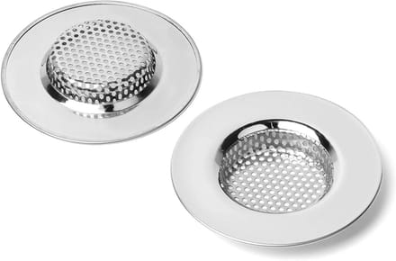 Keuken Badkamer Wastafel Zeef - RVS Afvoerfilter 3 inch - Set van 2