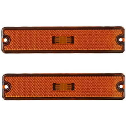 Feu de position latéral de pare-chocs avant, 2 pièces, pour Jeep Wrangler YJ 1987 – 1995 red