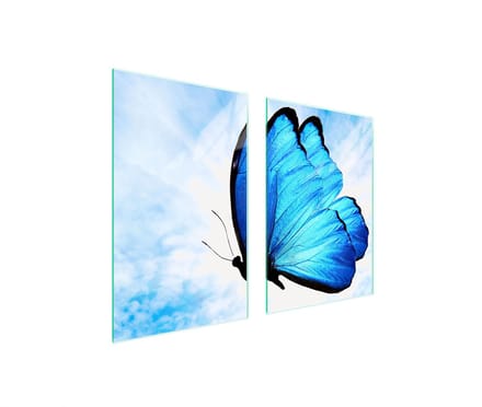 TMK ArtDeko - Snijplank - Glas - Motyl - 65x52cm