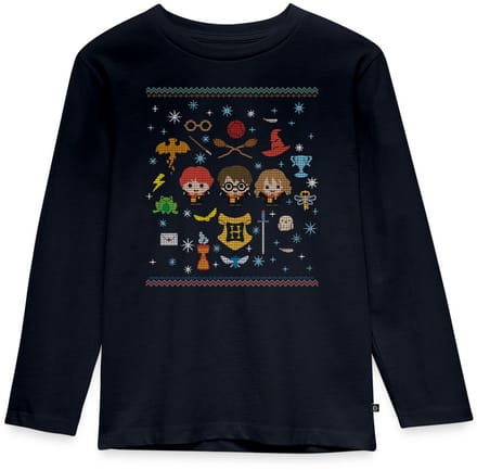 Harry Potter Ugly Christmas Chibi | Lelijk Kerstmis Premium T-Shirt Kinderen