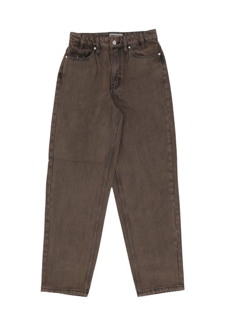 Jeans Man Cromer gewassen broek koffie