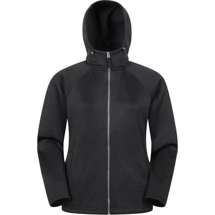Mountain Warehouse Dames/dames Nevis Full Zip Hoodie (Jet Zwart)