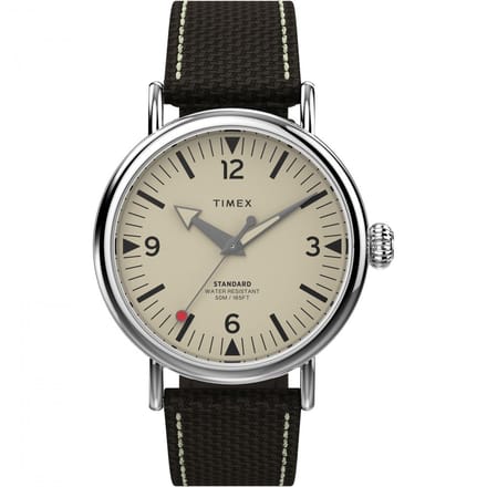 Timex Standard TW2V44100 Horloge - Textiel - Bruin - Ø 39 mm