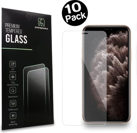 Screenprotector iPhone XS MAX - Screenprotector Glas voor iPhone XS MAX - 10 stuks - Smartphonica