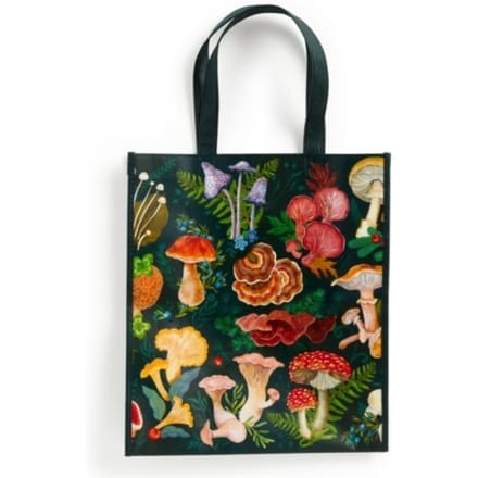 World Of Mushrooms Reusable Shopping Bag - Galison