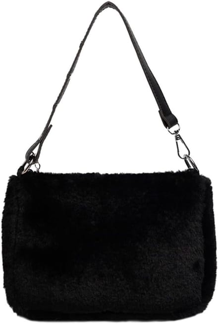 Zachte Schoudertas voor Dames, Compacte Handtas met Rits, Ideaal voor Winkelen en Reizen in de Herfst en Winter