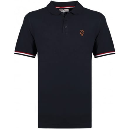 Q1905 Polo shirt bloemendaal donker