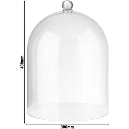 GGM Gastro Frischhalte Haube - SUPER DOME - Polycarbonat - Ø 300mm - Höhe: 400mm - rund