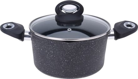 Excellent Houseware Braadpan Met Deksel - Ø20Cm - Gesmeed Aluminium