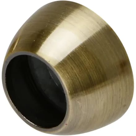 Decomode - Gordijnsteun - Metaal - Geborsteld Koper - Dia. 20mm - 2 Stuks