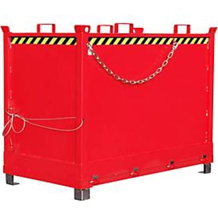 Bodemklepcontainer FB 2000, rood