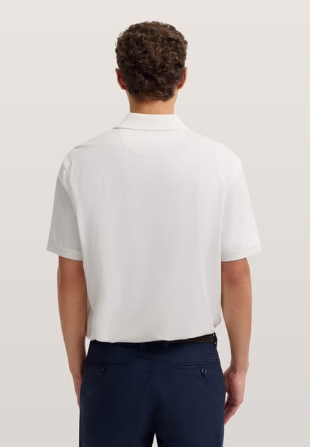 Bugatti Herren Poloshirt met korte ritssluiting