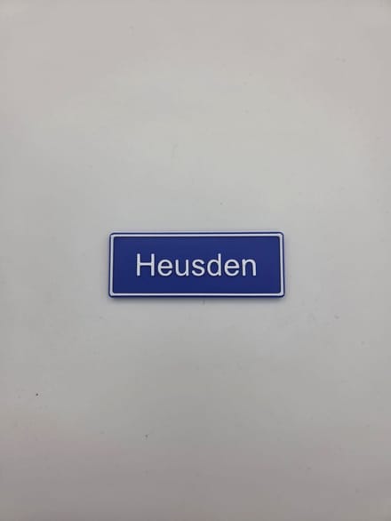 Koelkast Magneet plaatsnaam 8 X 3 CM Heusden