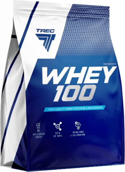 Trec Nutrition Whey 100 (2275g) Double Chocolate - Eiwitten - Wei-eiwit concentraat