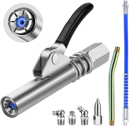 Hogedruk Vetpistool met Quick Release en G-koppeling - Ideaal voor Machine Smering