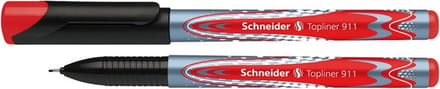 Fineliner schneider topliner 911 0.4mm rood | 10 stuks