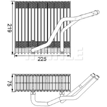 Verdamper, airconditioning MAHLE AE 38 000S