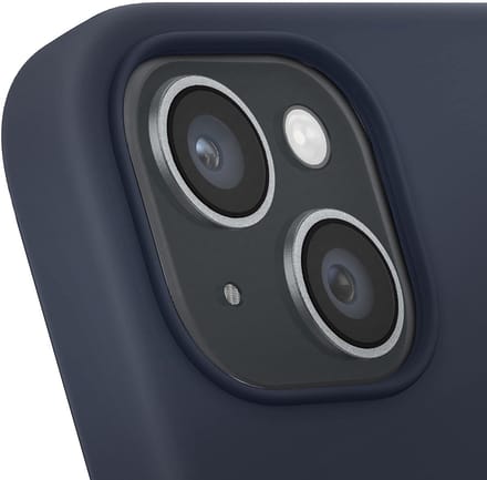 Jaym, Hoesje geschikt voor Apple iPhone 14 Plus - Soft Feeling, Blauw