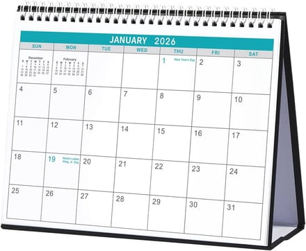 Bureaukalender 14 maanden - Staande Flip Kalender 2022-2023